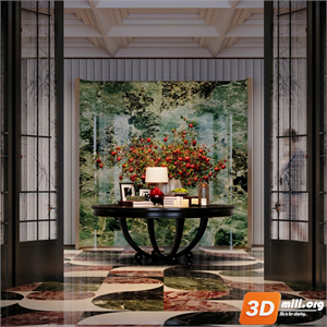 Lobby Decoration Skp Files 
